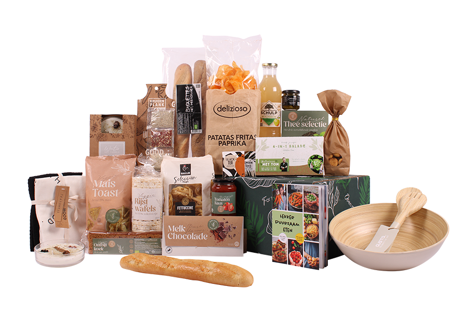 Voorbeeld duurzaam kerstpakket Pure 50 euro