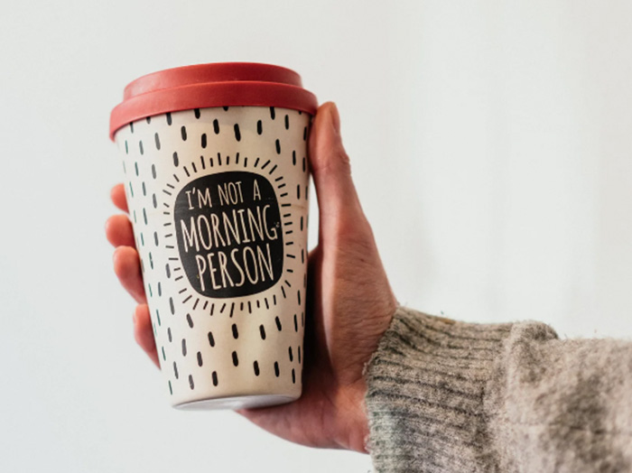 Ludiek afscheidscadeau collega koffie beker met leuke tekst