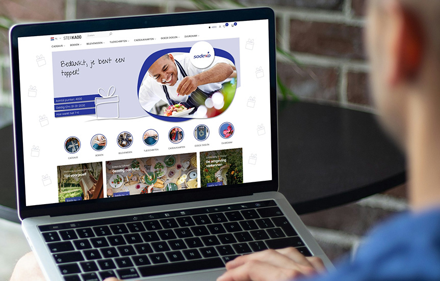 Keuze Kado Webshop Sodexo - zomercadeau personeel