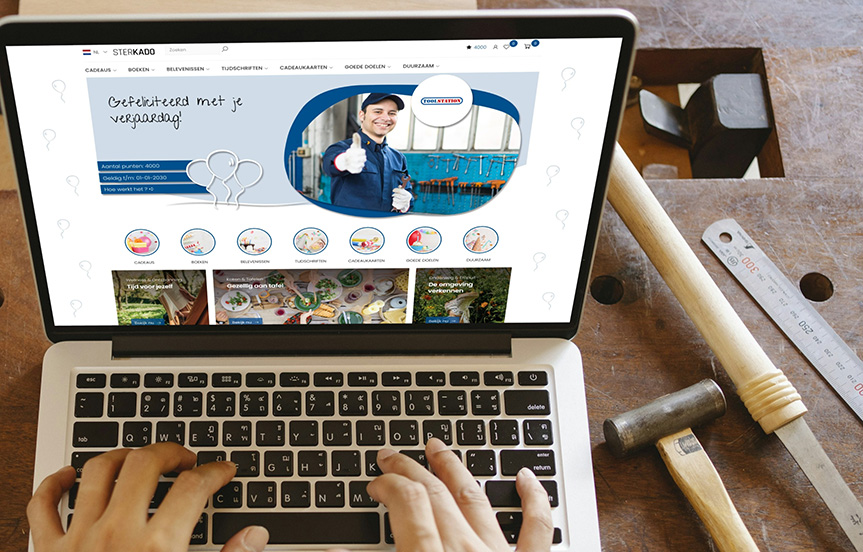 Keuze Kado Webshop Toolstation - zomercadeau personeel